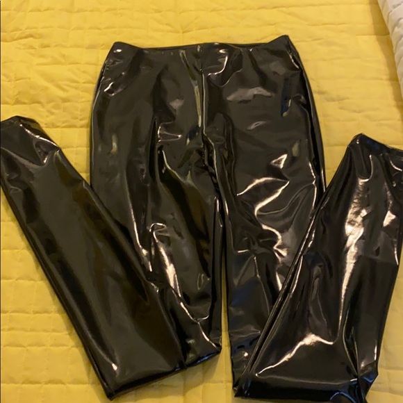 latex leggings h&m